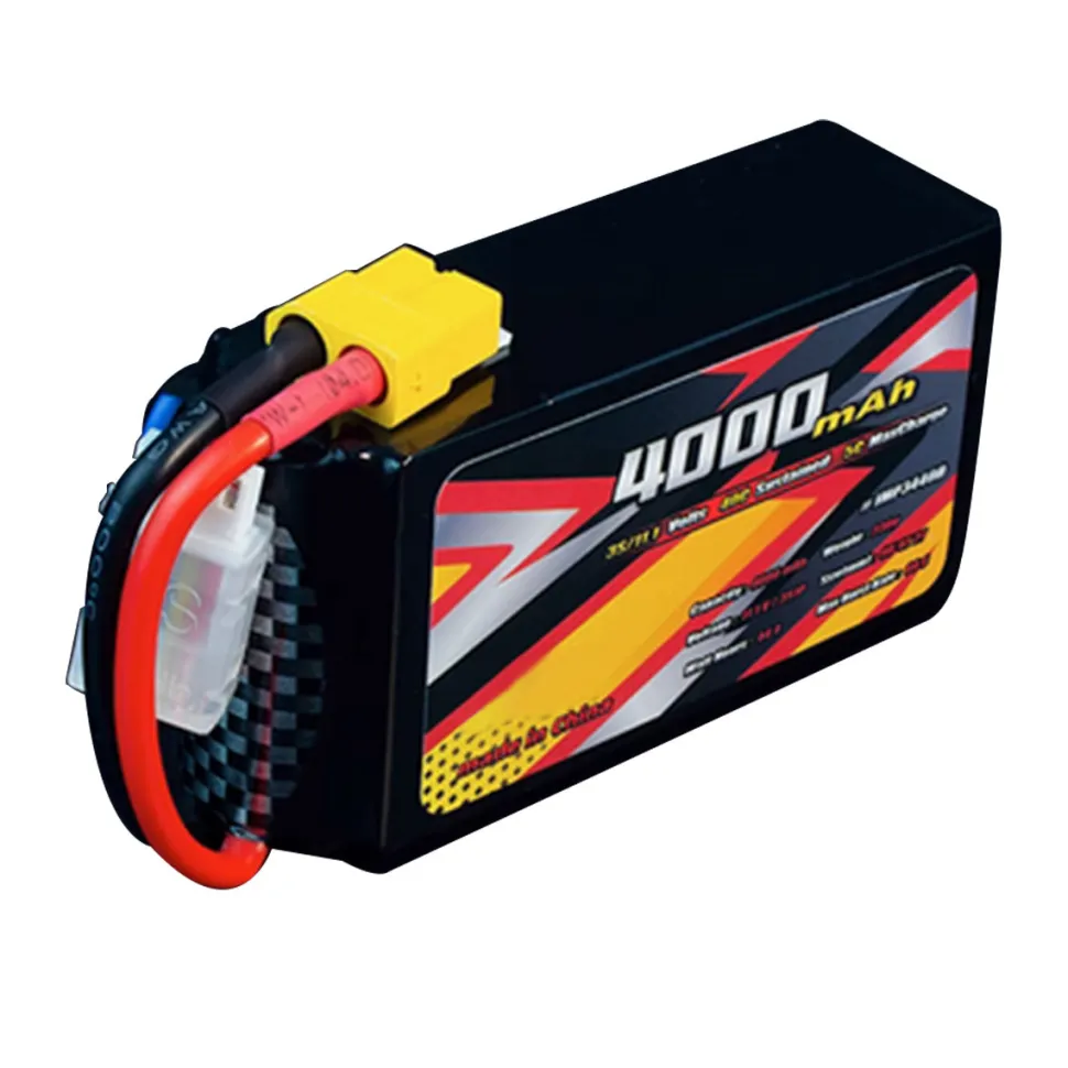 4000mAh 3S 40C T-Plug Lithium Battery for Capo U4 Pipe Frame X Queen Off-Road Climibing Car Model