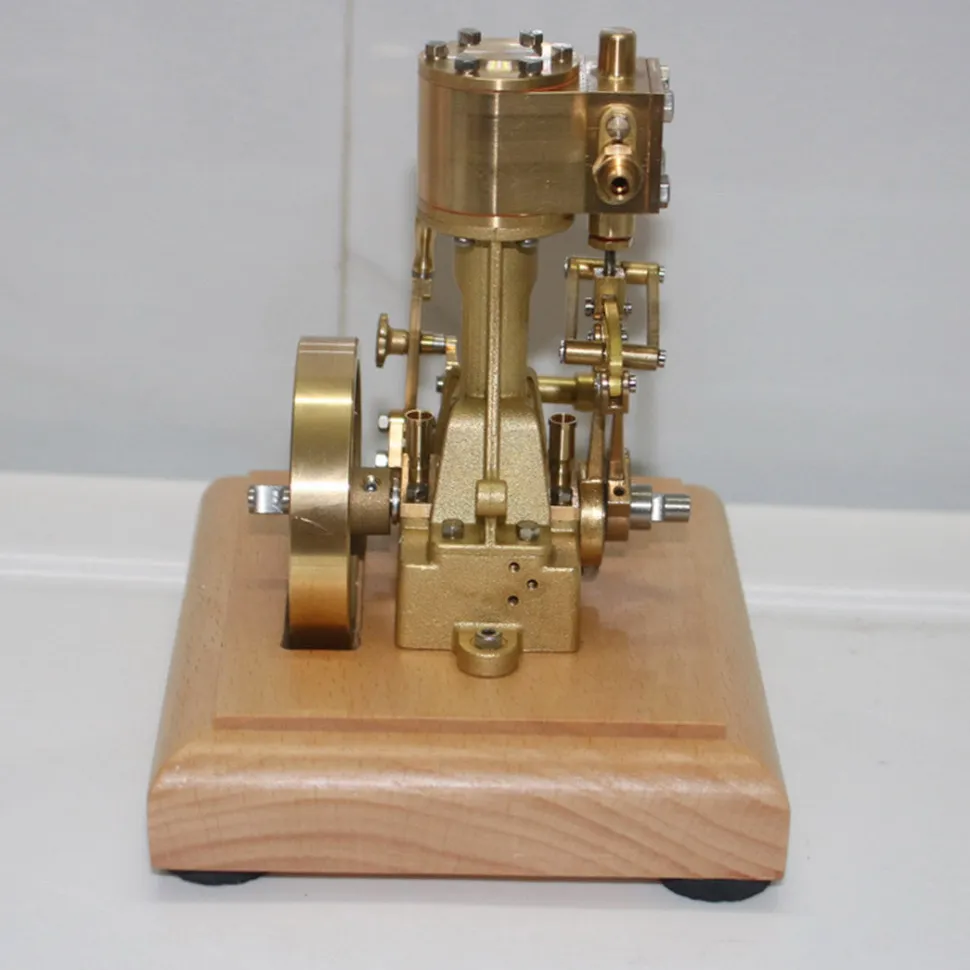 M31B 1.85CC Mini Retro Vertical Single-cylinder Reciprocating Double-acting Steam Engine Model Toys
