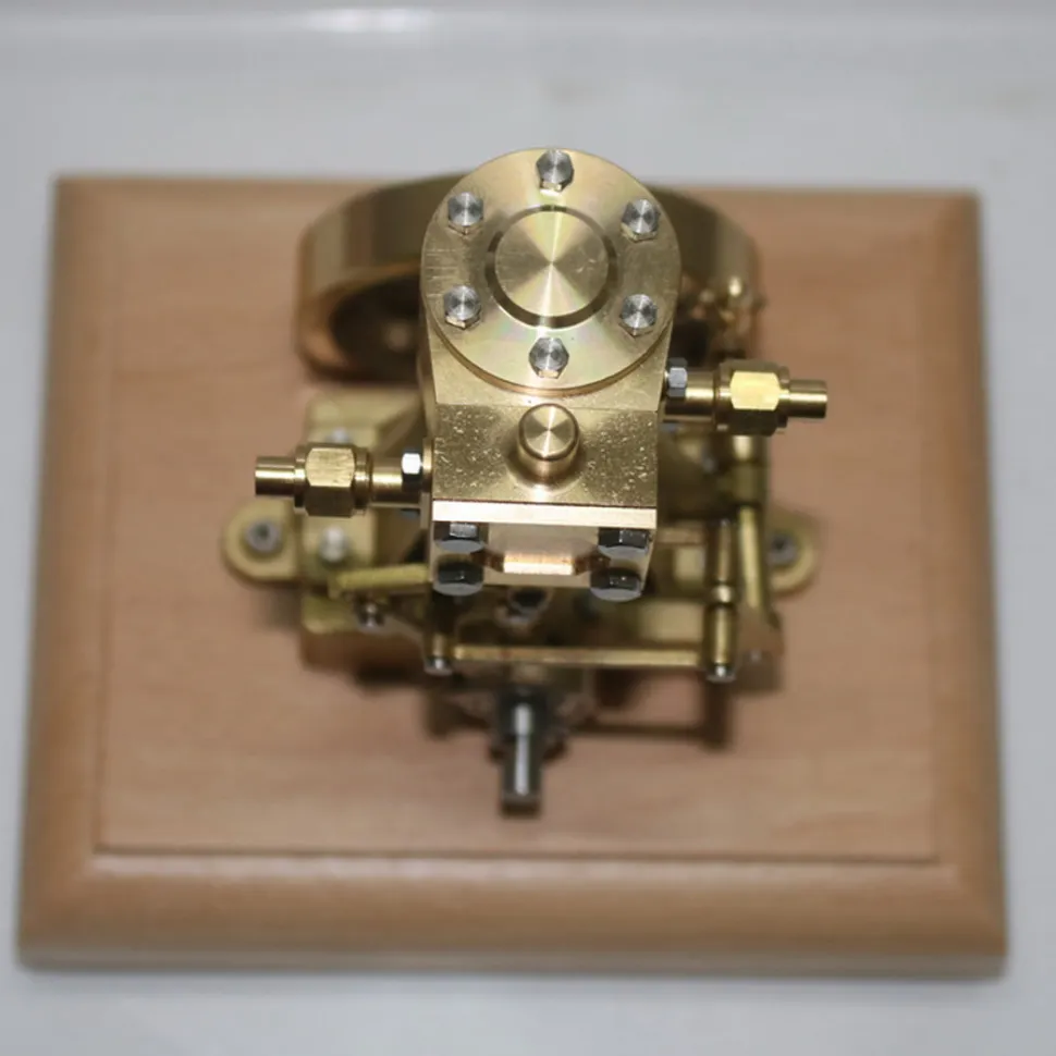 M31B 1.85CC Mini Retro Vertical Single-cylinder Reciprocating Double-acting Steam Engine Model Toys