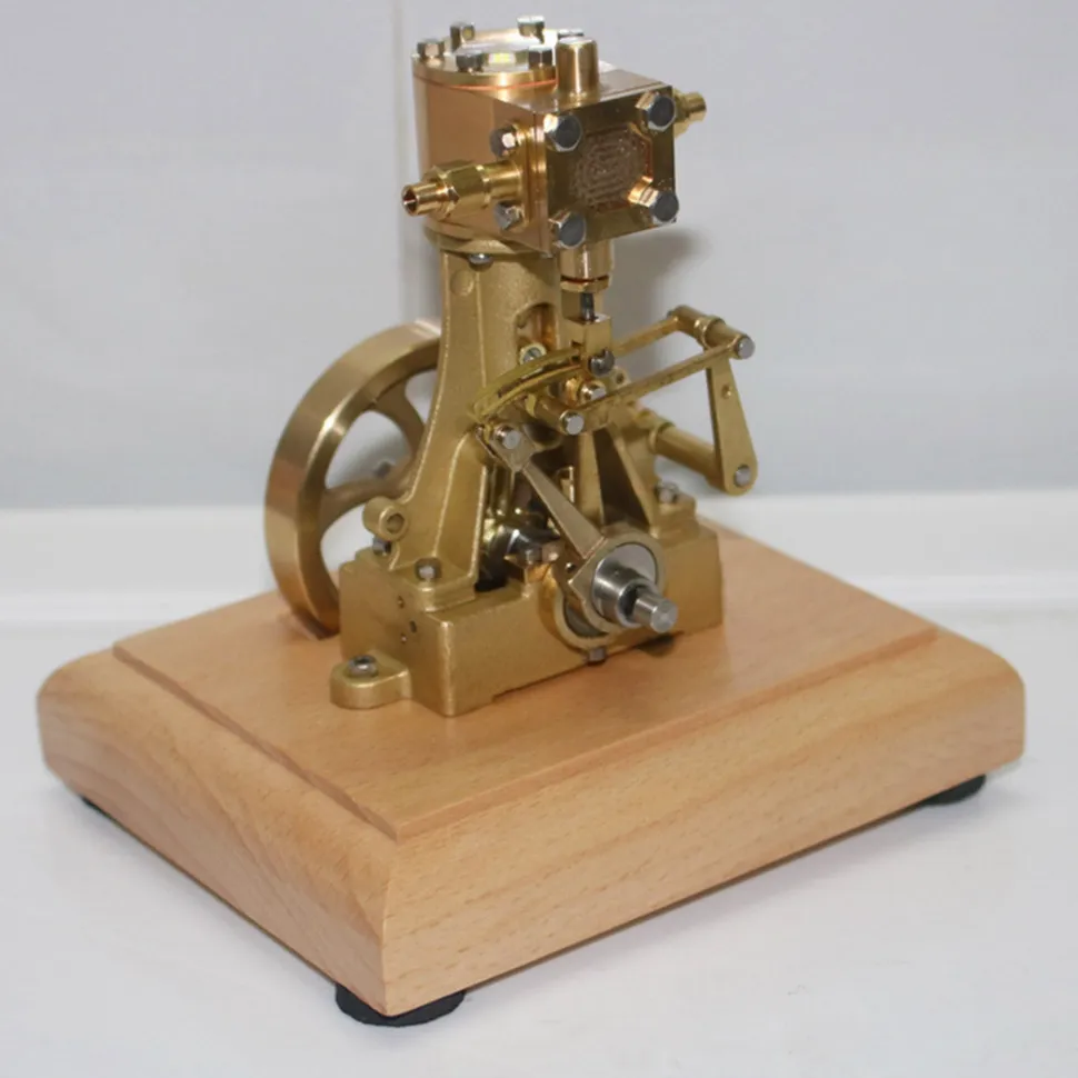 M31B 1.85CC Mini Retro Vertical Single-cylinder Reciprocating Double-acting Steam Engine Model Toys