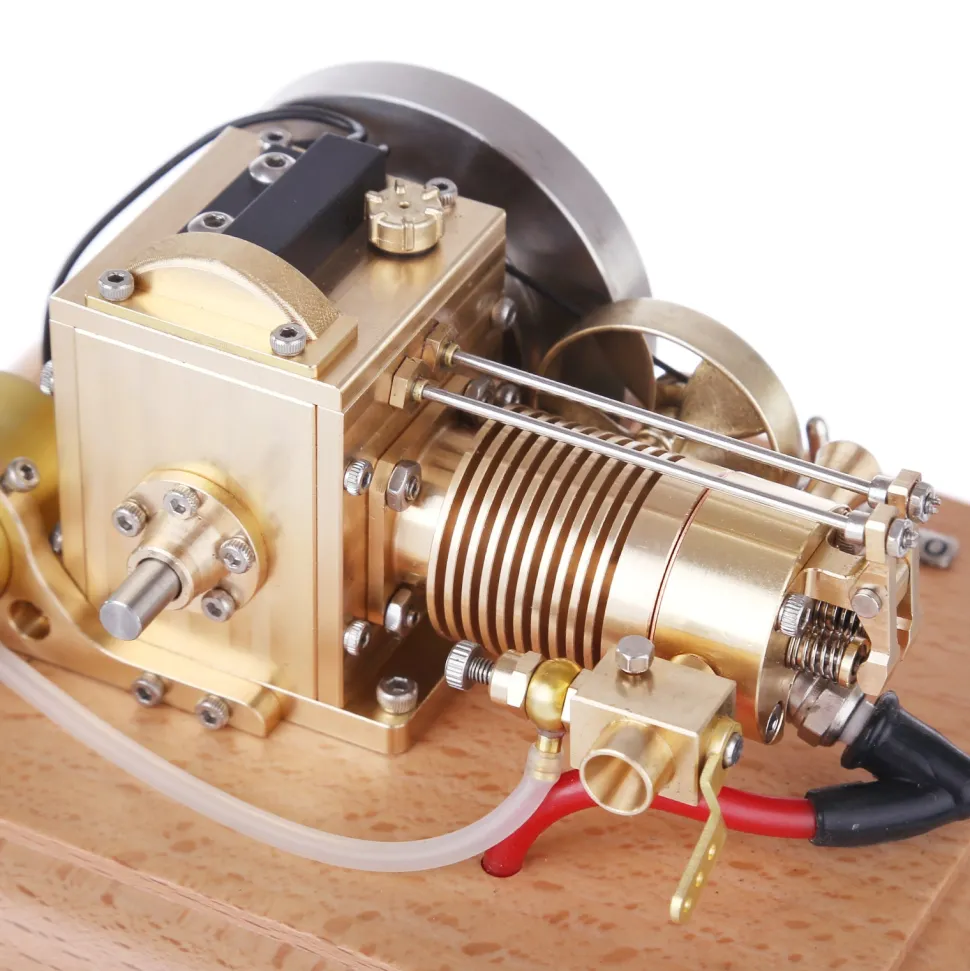 M16B 1.6cc Mini 4 Stroke Gasoline Engine Model Horizontal Air-cooled Single-cylinder Internal Combustion Engine with Wooden Base