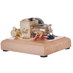 M16B 1.6cc Mini 4 Stroke Gasoline Engine Model Horizontal Air-cooled Single-cylinder Internal Combustion Engine with Wooden Base