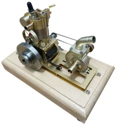 M16C 1.6cc Mini 4 Stroke Gasoline Engine Model Vertical Air-cooled Single-cylinder Internal Combustion Engine Model with Vane Pump