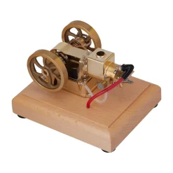 M17 1.6cc Mini Micro Hit and Miss Engine Evaporated Water-cooled 4 Stroke Horizontal Gasoline Engine Internal Combustion Engine Model