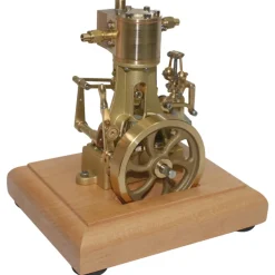 M31 1.85CC Mini Retro Vertical Single-cylinder Reciprocating Double-acting Steam Engine Model Toys with Speed Reducer