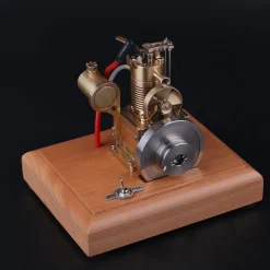 M16 1.6cc Mini 4 Stroke Gasoline Engine Model Vertical Air-cooled Single-cylinder Engine with Wooden Base