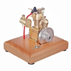 M16 1.6cc Mini 4 Stroke Gasoline Engine Model Vertical Air-cooled Single-cylinder Engine with Wooden Base