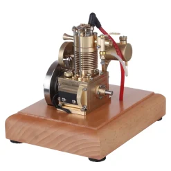 M16 1.6cc Mini 4 Stroke Gasoline Engine Model Vertical Air-cooled Single-cylinder Engine with Wooden Base