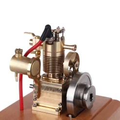 M16 1.6cc Mini 4 Stroke Gasoline Engine Model Vertical Air-cooled Single-cylinder Engine with Wooden Base