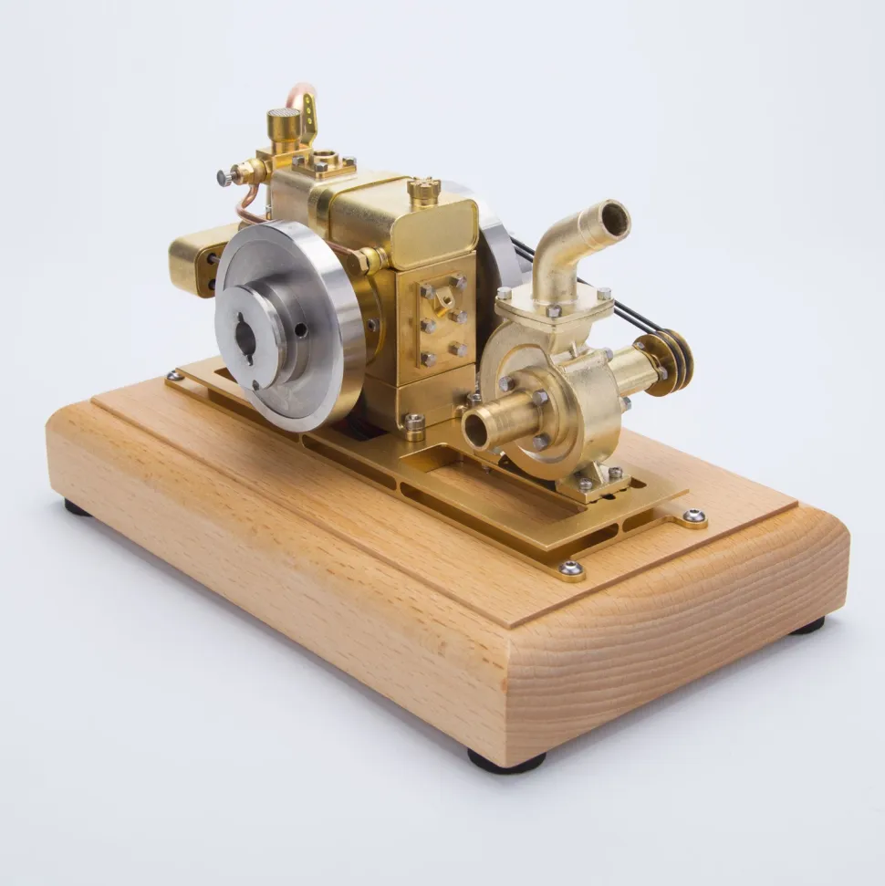 M12 1.6cc Mini 4 Stroke Retro Water-cooled Gasoline Gas Engine for Gift Collection