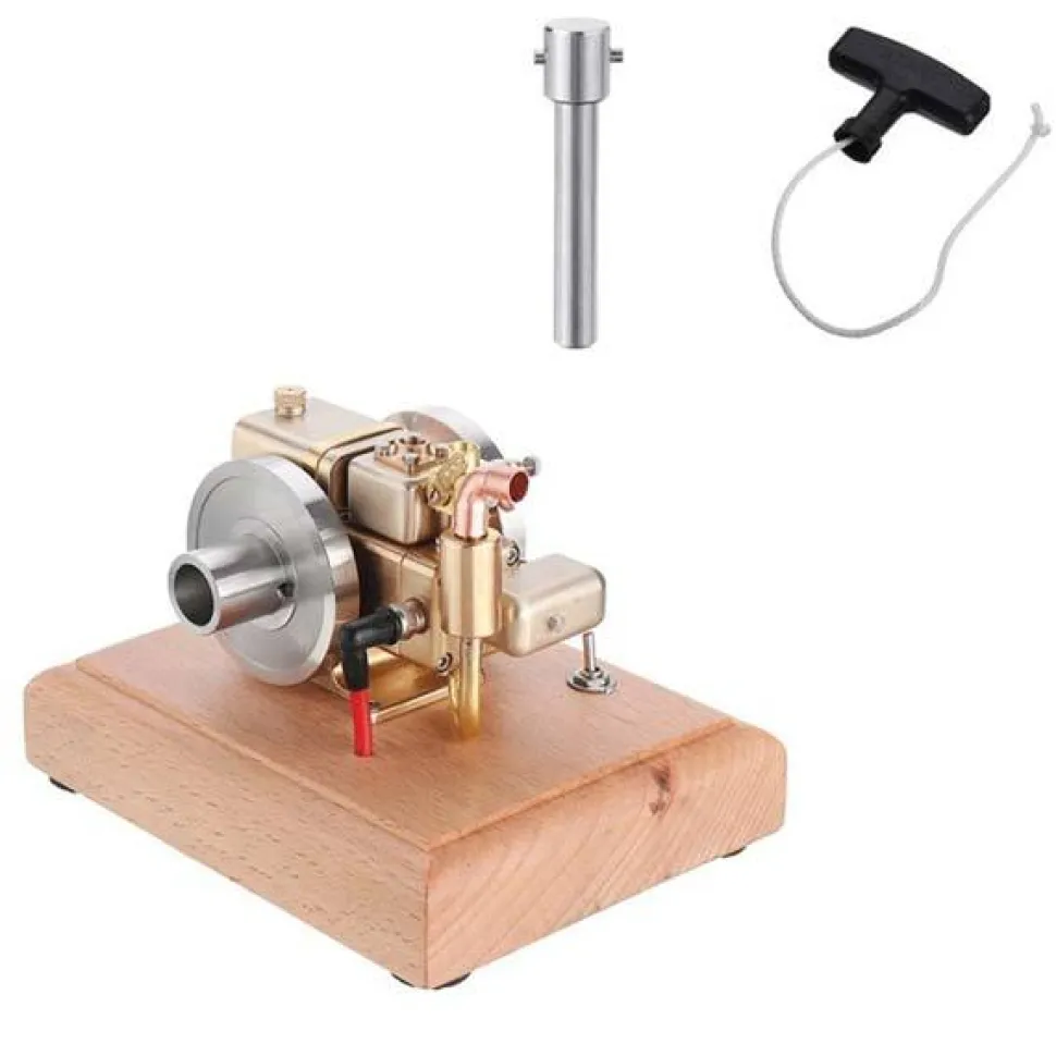 M12 1.6cc Mini 4 Stroke Retro Water-cooled Gasoline Gas Engine for Gift Collection