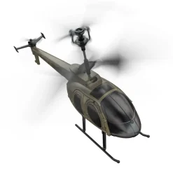 MD500 2.4G RC Airplane 4CH 6-axis Gyroscope Simulation Helicopter Model Toy (RTF Version/Green)