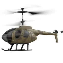 MD500 2.4G RC Airplane 4CH 6-axis Gyroscope Simulation Helicopter Model Toy (RTF Version/Green)