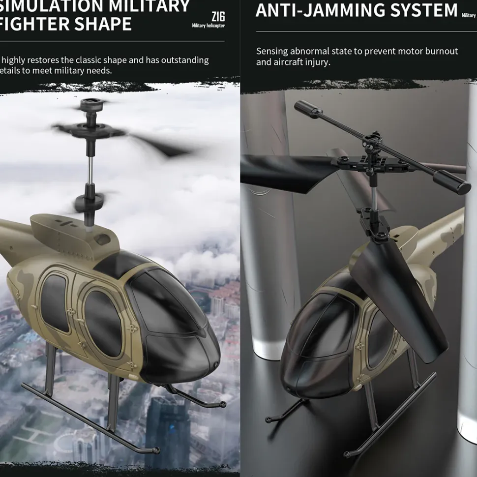 MD500 2.4G RC Airplane 4CH 6-axis Gyroscope Simulation Helicopter Model Toy (RTF Version/Green)