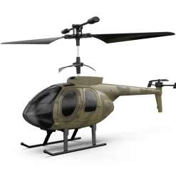 MD500 2.4G RC Airplane 4CH 6-axis Gyroscope Simulation Helicopter Model Toy (RTF Version/Green)
