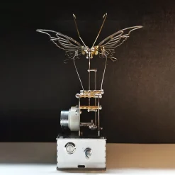 Mechanical Bionic Butterfly 3D Metal Puzzle DIY Kinetic Sculpture Model