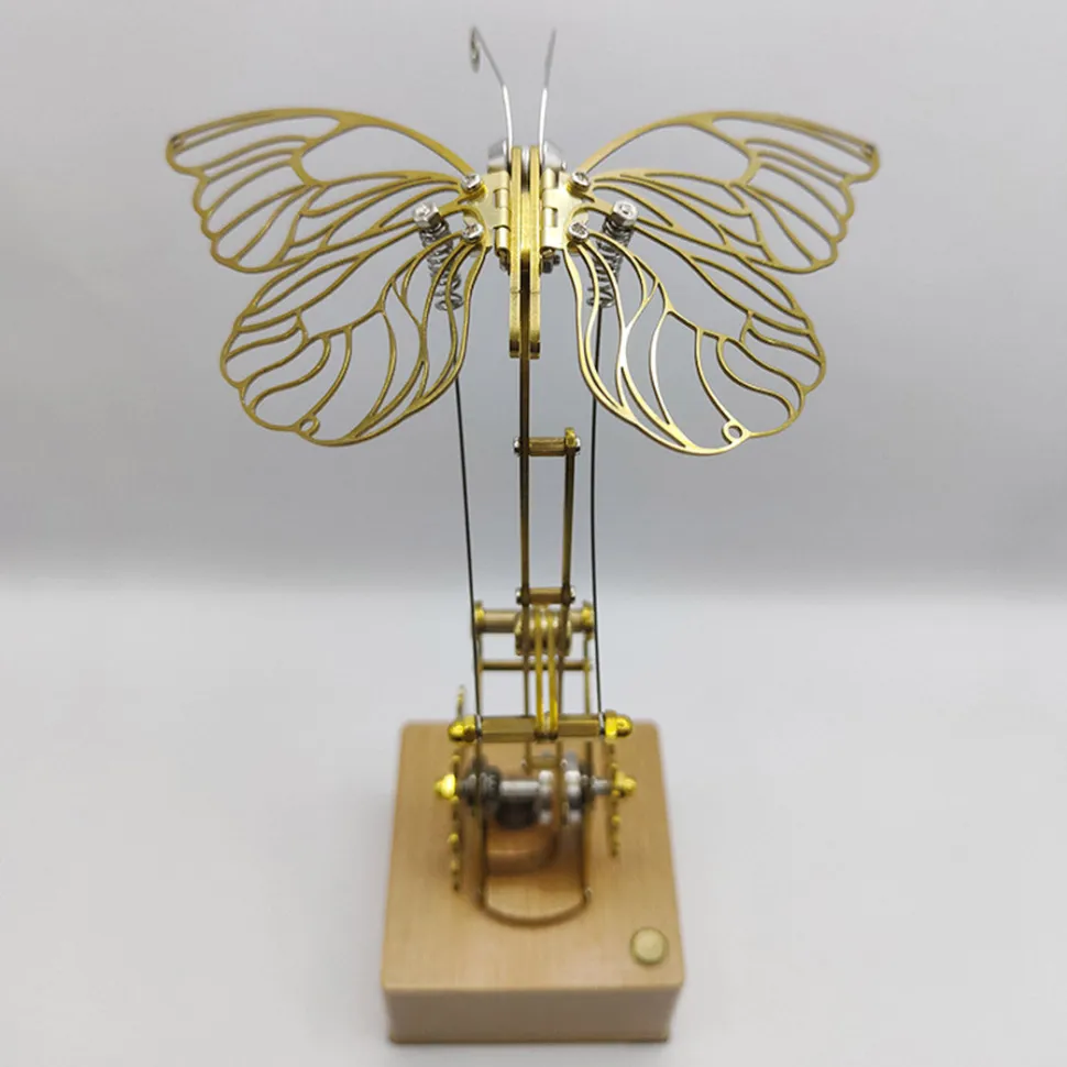 Mechanical Butterfly Dynamic 3D DIY Mechanical Metal Butterfly Model Kit for Kids, Teens, and Adults
