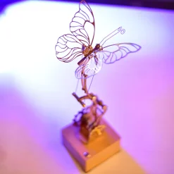 Mechanical Butterfly Dynamic 3D DIY Mechanical Metal Butterfly Model Kit for Kids, Teens, and Adults