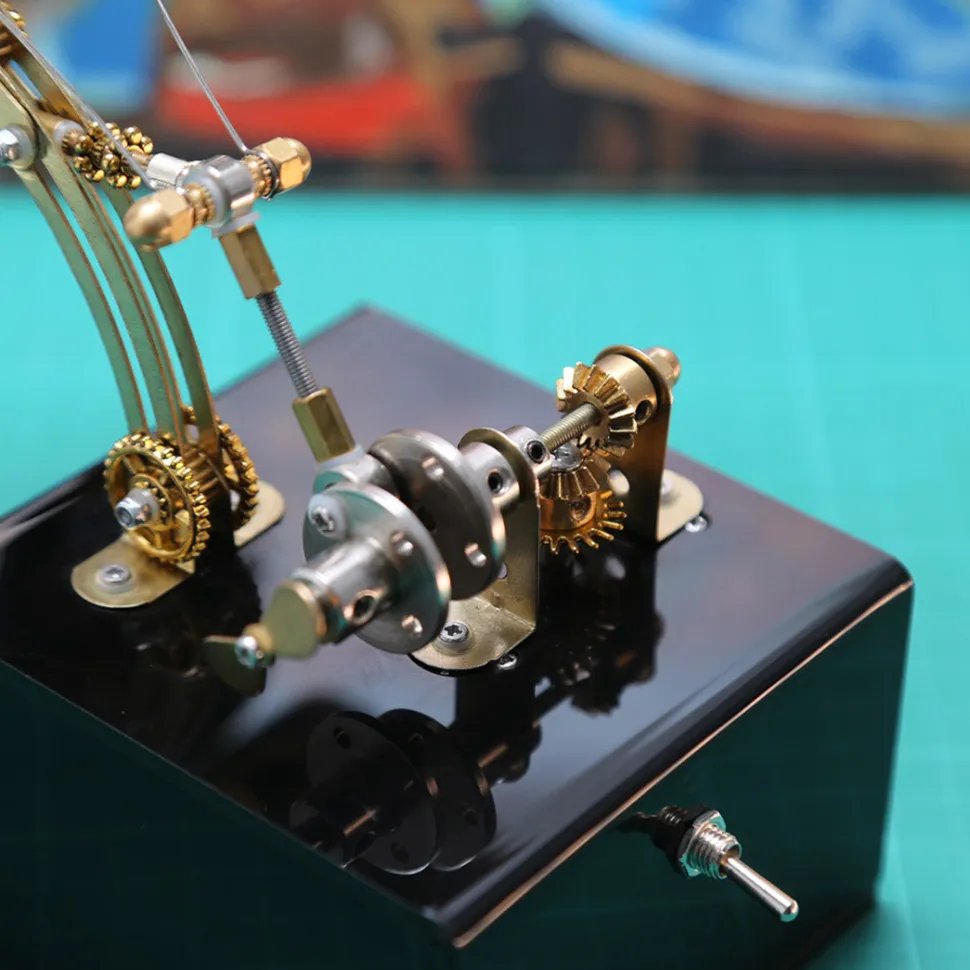 Mechanical 3D DIY Dynamic Butterfly Metal Model Building Kits with Music Box