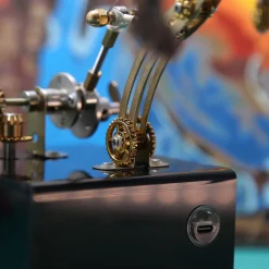 Mechanical 3D DIY Dynamic Butterfly Metal Model Building Kits with Music Box