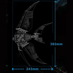 Mechanical 3D DIY Vibrant Angelfish Steampunk Assembly Model Kit with Creative Fins