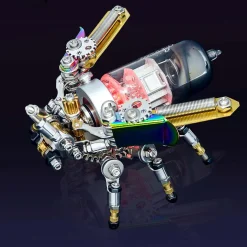 Mechanical Firefly 3D Metal DIY Insect Metal Assembly Model Colorful Parts Decoration 200PCS