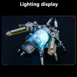 Mechanical Firefly 3D Metal DIY Insect Metal Assembly Model Colorful Parts Decoration 200PCS