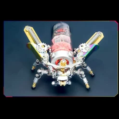 Mechanical Firefly 3D Metal DIY Insect Metal Assembly Model Colorful Parts Decoration 200PCS