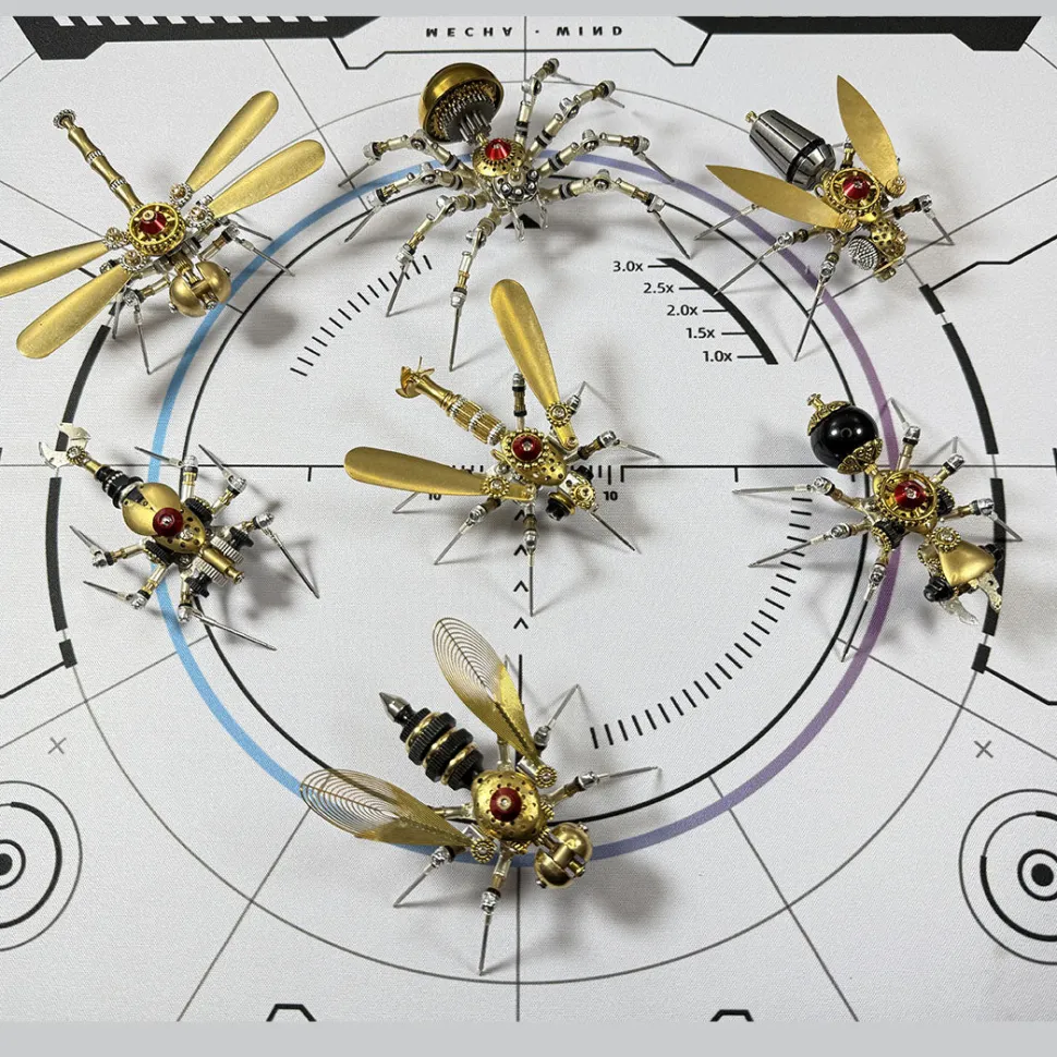 Mechanical Metal Insect Christmas Gift Set-900+PCS