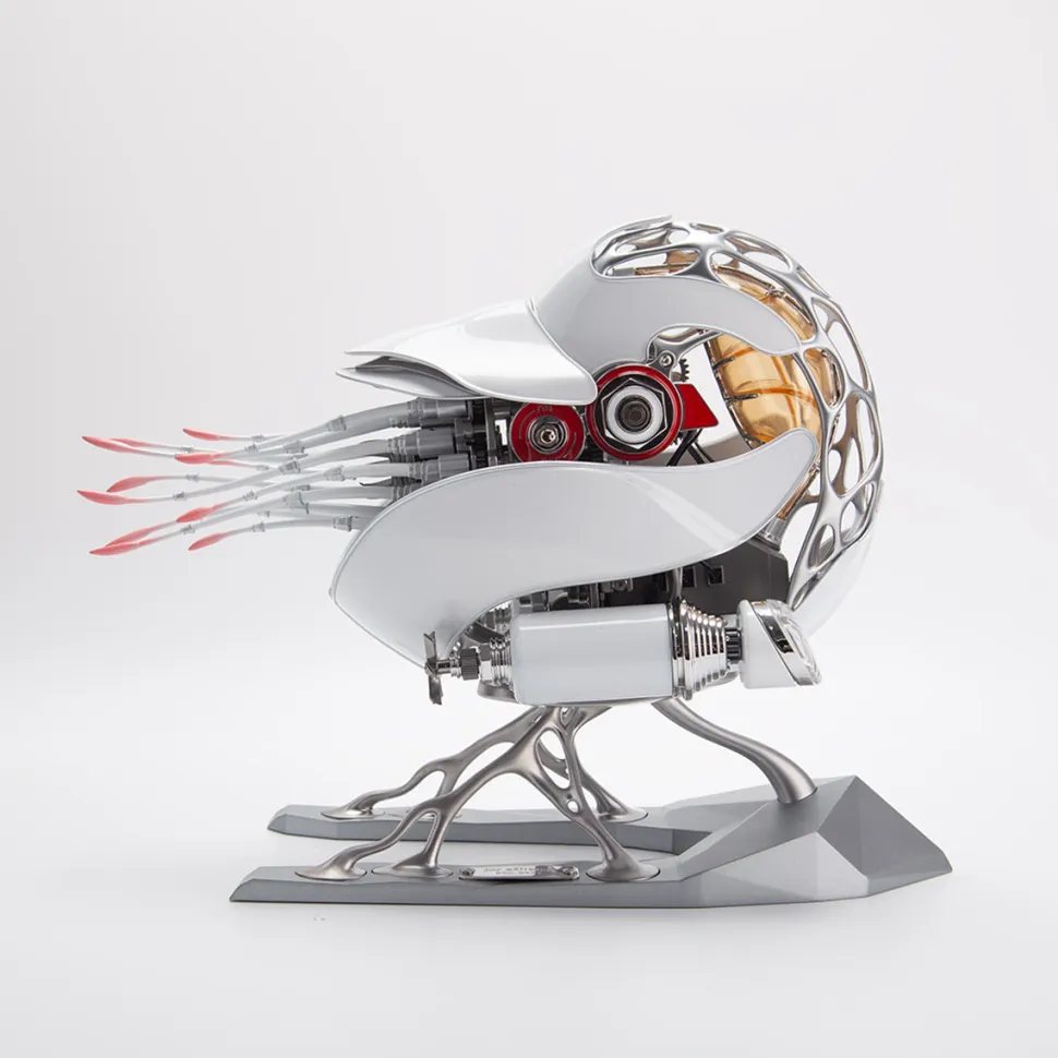Mechanical Nautilus 3D Metal Model Building Kits with LED Light
