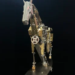 Mechanical Running Horse 3D Metal Puzzle Kinetic Horse Assembly Model Kit 300PCS