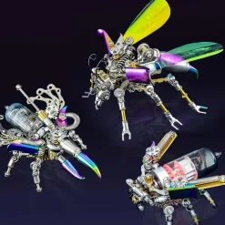 Mechanical Wasp 3D Metal DIY Assembly Model Kit Toy 180PCS