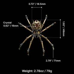 Mechanical Widow Spider Model with Movable Joints High-end Gift for Him