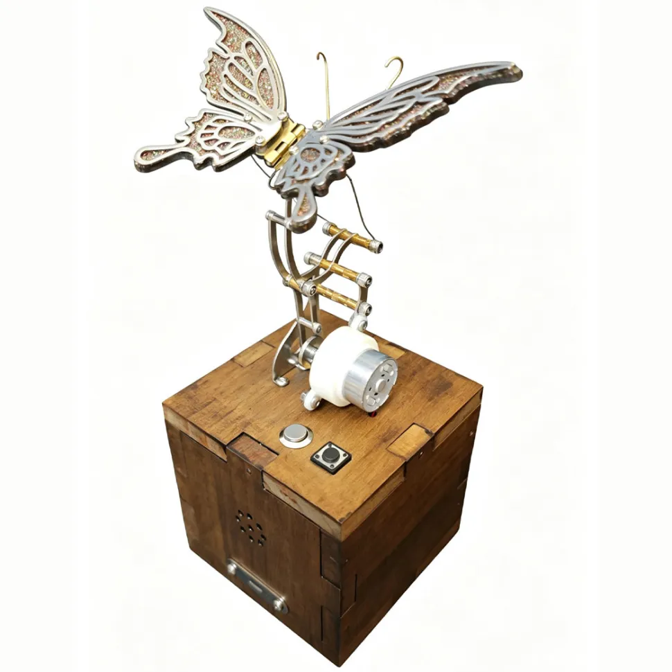 Mechanic BF‑01 Bionic Butterfly Dynamic Art Music Box – 3D Metal Movement DIY Assembly Model