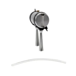 Metal Fuel Tank + Tank Stand for MUSA FV1A KW-OHV Engine Model (Silver)
