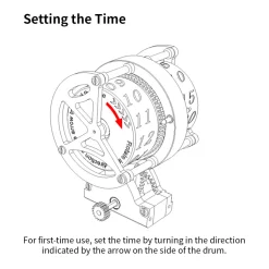Metal Robot Mechanical Clock Desktop Art Display