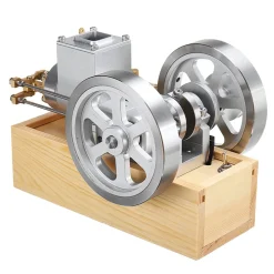 M93 Horizontal Water-cooled Miniature Gasoline Engine Upgraded Hit & Miss Combustion Engine Speed Adjustable