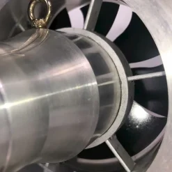 Miniature Turbofan Engine Model Precision-Crafted Removable and Maintainable Jet Engine with Liquid Gas Combustion