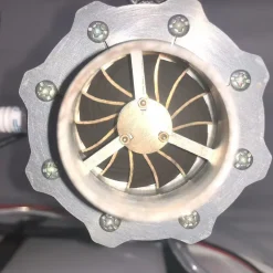Miniature Turbofan Engine Model Precision-Crafted Removable and Maintainable Jet Engine with Liquid Gas Combustion
