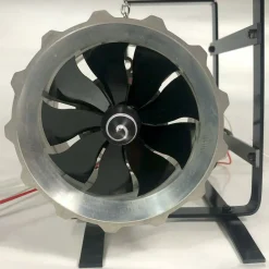 Miniature Turbofan Engine Model Precision-Crafted Removable and Maintainable Jet Engine with Liquid Gas Combustion