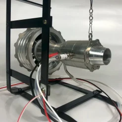 Miniature Turbofan Engine Model Precision-Crafted Removable and Maintainable Jet Engine with Liquid Gas Combustion