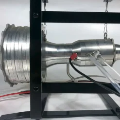 Miniature Turbofan Engine Model Precision-Crafted Removable and Maintainable Jet Engine with Liquid Gas Combustion
