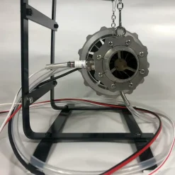 Miniature Turbofan Engine Model Precision-Crafted Removable and Maintainable Jet Engine with Liquid Gas Combustion