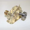 Mini Brass Gear Reducer for Steam Engine Internal Combustion Engine Model
