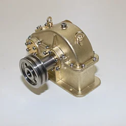 Mini Brass Gear Reducer for Steam Engine Internal Combustion Engine Model