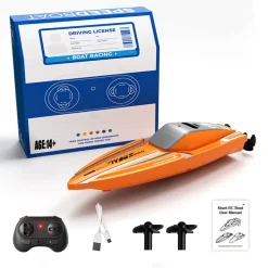 1/43 Mini 2.4G Dual Motor RC Speed Boat Dual Speed Modes Model