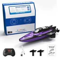 1/43 Mini 2.4G Dual Motor RC Speed Boat Dual Speed Modes Model