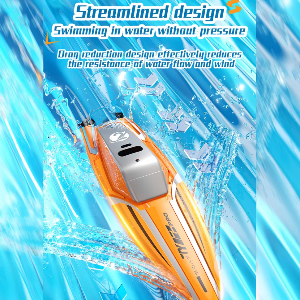 1/43 Mini 2.4G Dual Motor RC Speed Boat Dual Speed Modes Model