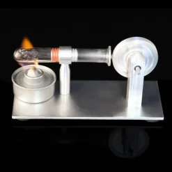 Mini Hot Air Stirling Engine Single Cylinder Engine Motor Model STEM Educational Toy - Enginediy