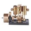 Mini Inline 2 Cylinder Steam Engine Model for 40cm Boat Model Gift Collection - Enginediy